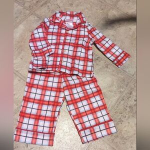 Red Plaid Kids Pajamas